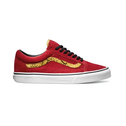 Vans-Old-Skool-For-Spring-2014-In-(Snake)-Red-And-Gold