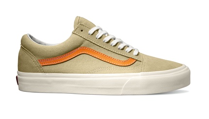 Vans-Old-Skool-For-Spring-2014-In-(Vintage)-Pale-Khaki-And-Orange-1