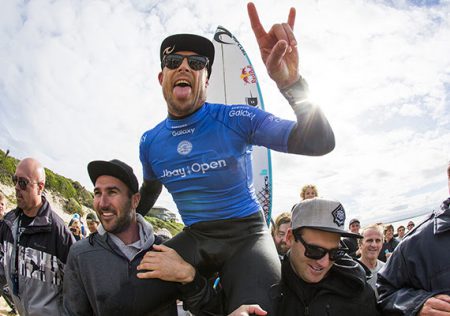 Mick Fanning winning the jBay Open.